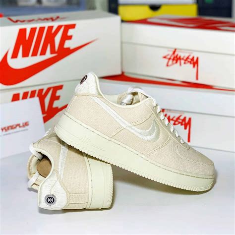 Stussy X Nike Air Force 1 Low Fossil 88yungplug Sneaker Store Kuala