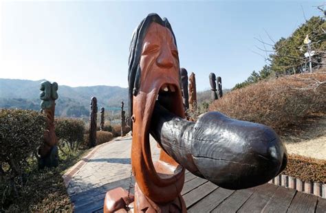 Winter Olympics Tourists Flock To See South Korea S Notorious Penis