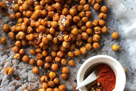 Spiced Crunchy Roasted Chickpeas — Wellbeing Recipes