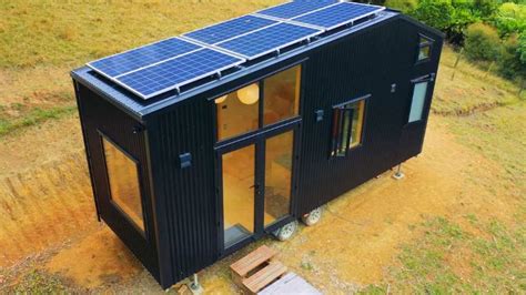 Modern Ultra Minimal Solar Powered Tiny House