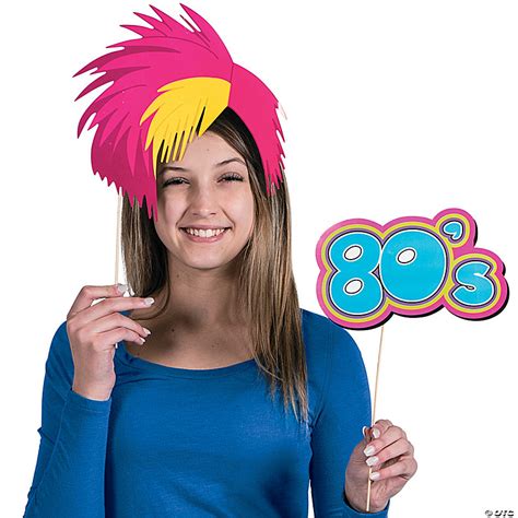 Awesome 80s Photo Stick Props 12 Pc