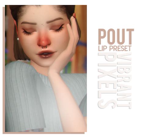 Vibrantpixels Pout Lip Preset ♥ Enabled For Male And Female Custom