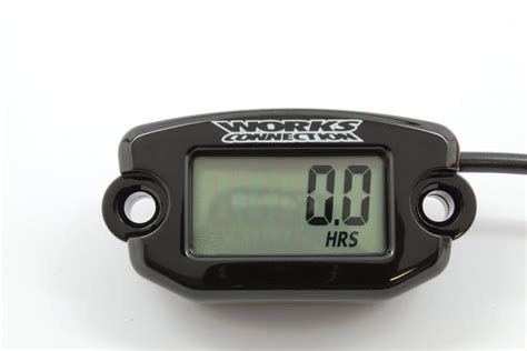 Works Connection Hour Meter Blk