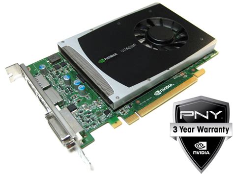 Pny Nvidia Quadro 2000 1gb Gddr5 Pci E X16 Video Card Vcq2000 Pb