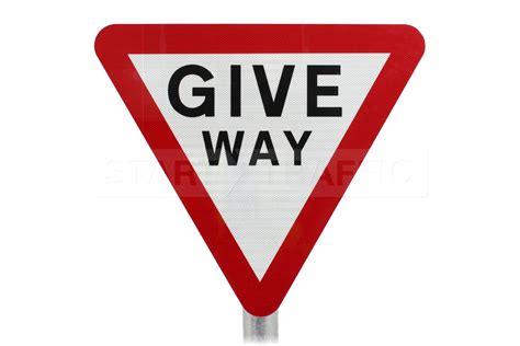 Give Way Sign Diagram 602 600mm Cr Lighting