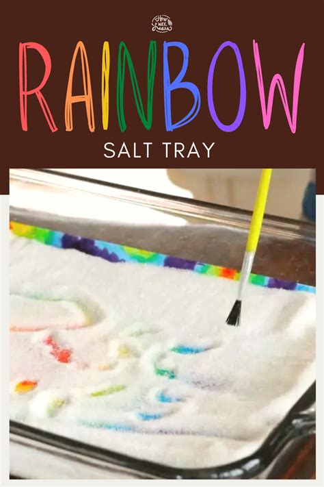 Quick Dry Rainbow Salt Tray How Wee Learn