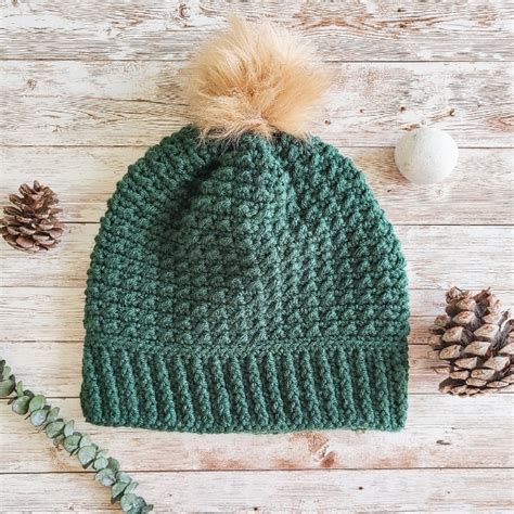 Free Crochet Winter Hat Pattern The Arctic Beanie The Loophole Fox