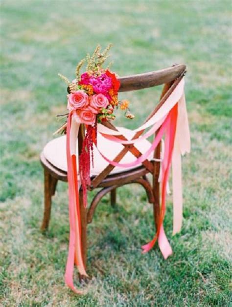50 Creative Wedding Chair Decor With Fabric And Ribbons Deer Pearl