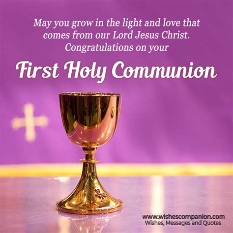 First Holy Communion Wishes And Messages Wishes Companion