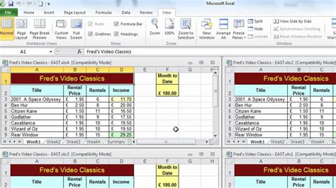 How To View Multiple Excel Workbooks At The Same Time Examples Vrogue