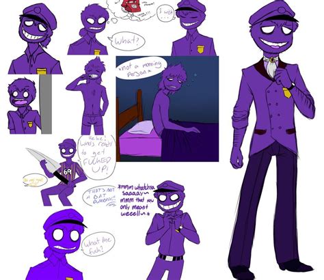 Purple Guy Compilation By Umbreeunix On Deviantart Purple Guy Fnaf
