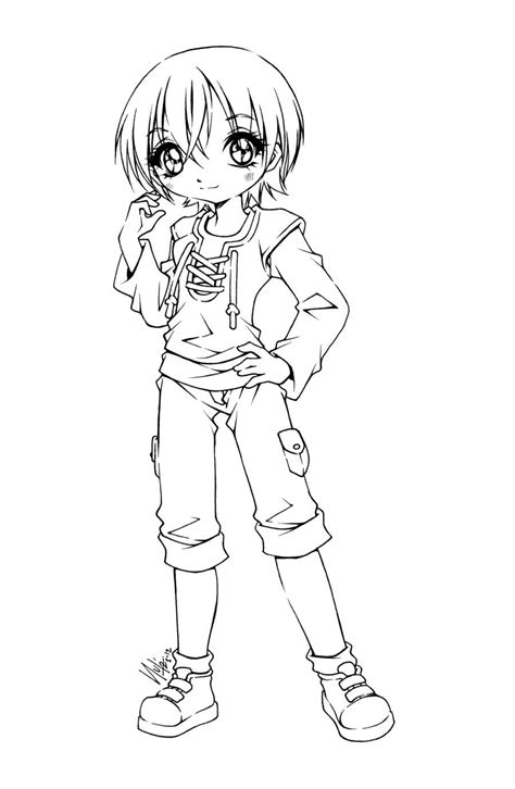 Tomboy Anime Girl Drawing Coloring Pages Sketch Coloring Page