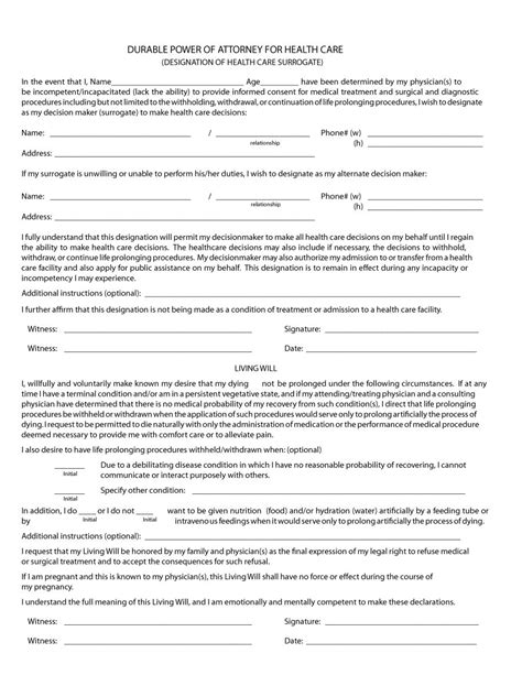 Free Printable California Power Of Attorney Form Printable Forms Free