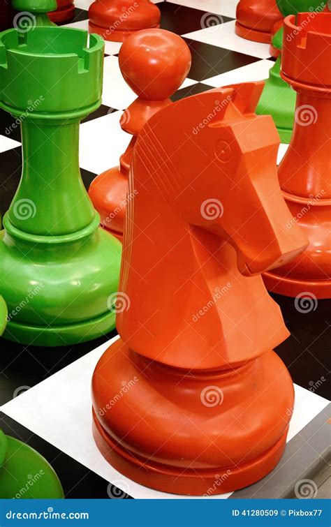 Colorful Chess Knight Stock Image Image Of Mind Knight 41280509