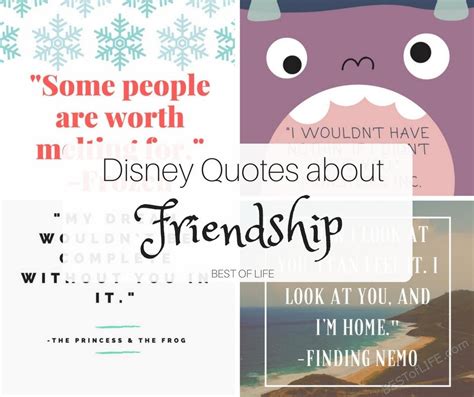 Disney Quotes About Friendship The Best Of Life