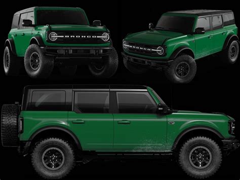 Ford Confirms A Green 2022 Bronco Color For My22 Not Filson Wildland