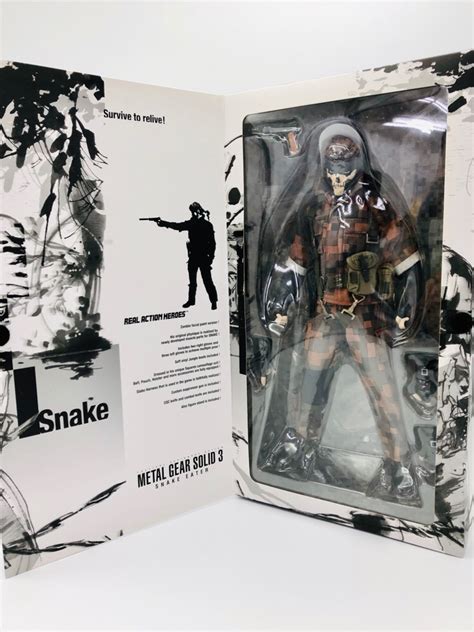 Rah Metal Gear Solid Naked Snake Squares Camouflage Ver Figure Japan