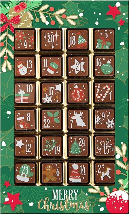 Decorated Solid Milk Chocolate Advent Calendar In Christmas Decorated