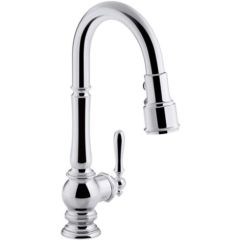 Home depot sells everything under the sun, but we think there's compelling value in the faucet aisle. KOHLER Artifacts Single-Handle Pull-Down Sprayer Kitchen ...