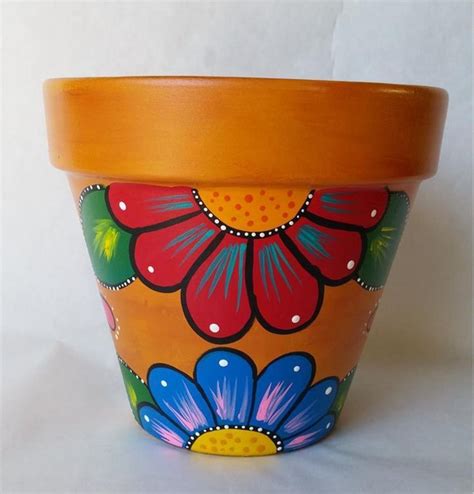 Hand Painted Clay Pot Ideas Warehouse Of Ideas
