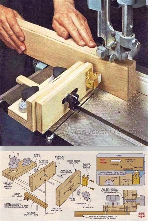 DIY Bandsaw Resaw Jig Band Saw Tips Jigs And Fixtures