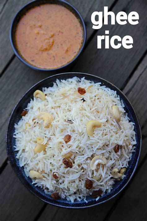 Ghee Rice Recipe Neychoru Recipe Nei Choru Ghee Bhat