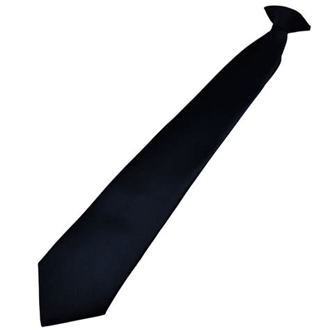 Plain Navy Blue Clip On Tie From Ties Planet Uk