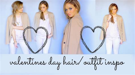 Valentines Day Hair And Outfit Inspo Youtube