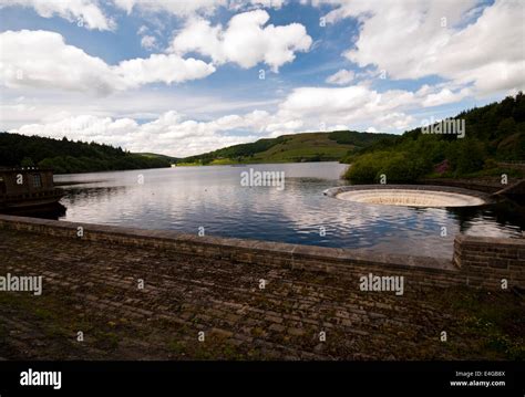 Ladybower Reservoir In The Peak District National Park On A Summer Day