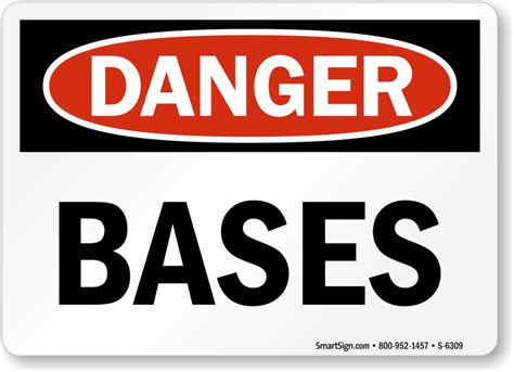 Bases OSHA Danger Sign Premium Quality Low Prices SKU S 6309