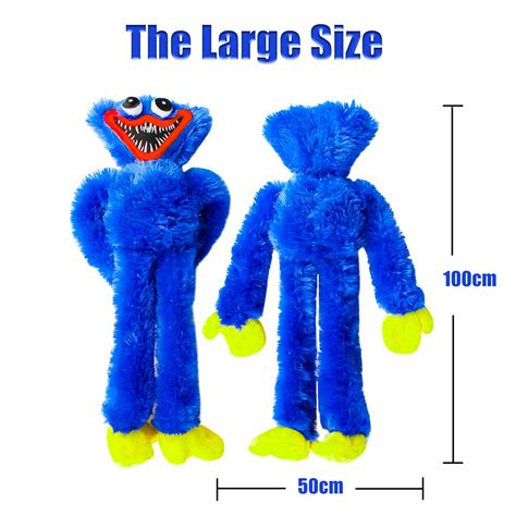 buy buermmncb big poppy playtime plush toy 40 in poppy playtime huggy wuggy plush 100cm blue