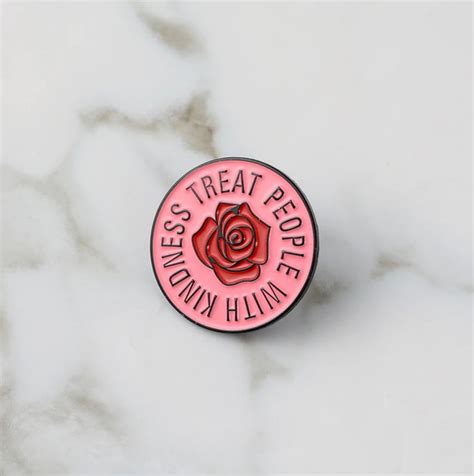 Treat People With Kindness Enamel Pin Badge Harry Styles Etsy