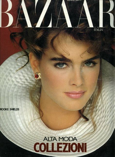 Brooke Shields For Harpers Bazaar Italia September 1981 50 Most