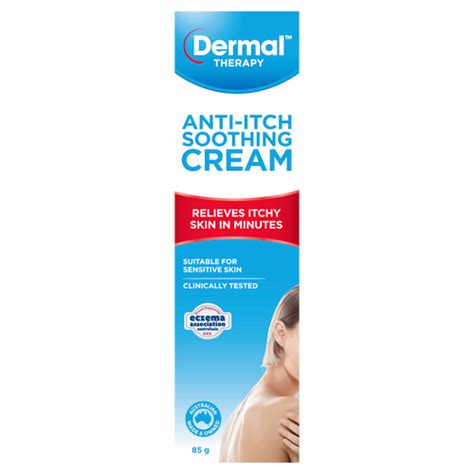 Dermal Therapy Anti Itch Soothing Cream 85g Oz Chemist Australia