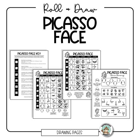 Picasso Face Roll And Draw Art Lesson