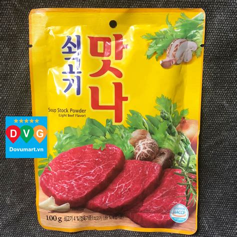 Bột Nêm Gia Vị Thịt Bò Hàn Quốc 100g Dovumart