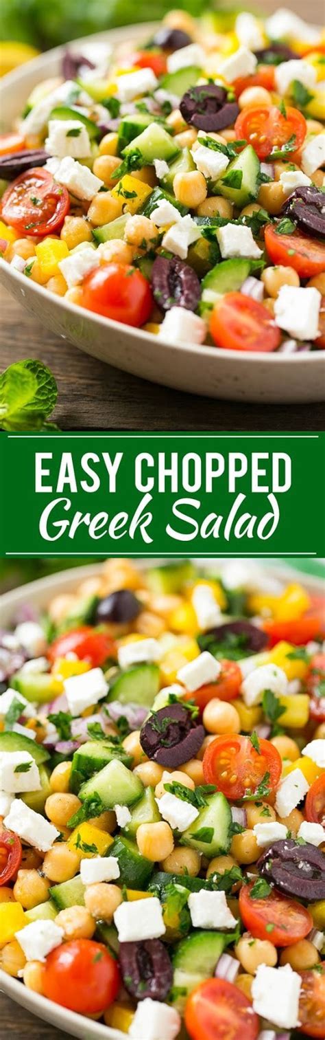 Chopped Greek Salad Recipe Girls Dishes