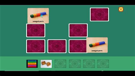 Equal Shares And Parts Intro To Fractions Interactive Math Games For