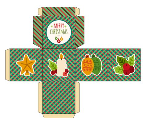 Best Free Printable Christmas Gift Box Template Pdf For Free At