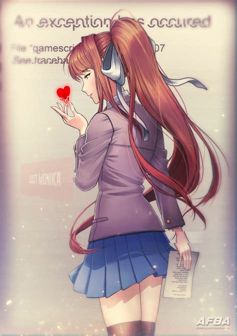 Thats One Of The Best Fanart Ever Made About Monika Ddlc