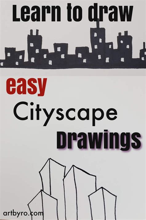 Lear To Draw Cityscapes And Skylines Easy Step By Step Art Tutorial