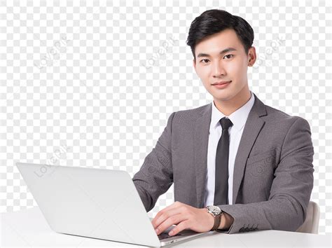 Gambar Orang Orang Bisnis Menggunakan Kantor Laptop Png Unduh Gratis
