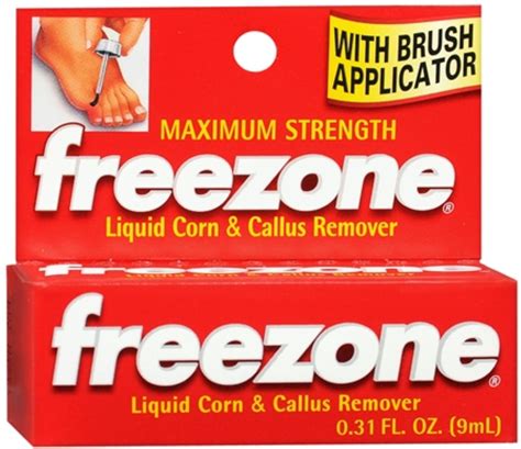 Freezone Maximum Strength Corn And Callus Remover Liquid 031 Fl Oz