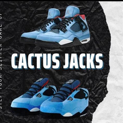 Travis Scotts Nike Jordan 4s Cactus Jack Snuggle Sneakers Slippers