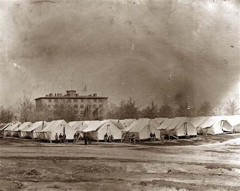 Hospital Tents In Rear Of Douglas Hospital Civil War American Civil