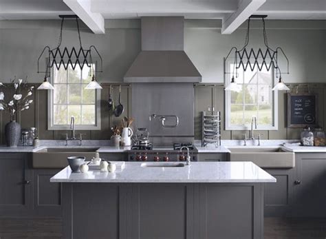 It is a somewhat of a darker gray brown. Kitchen Cabinet Colors - Petite Modern Life