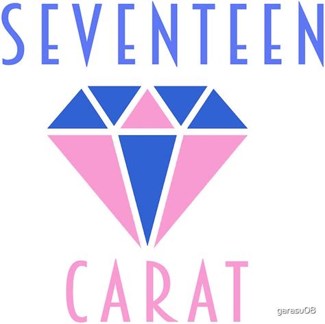 Seventeen Carat Diamond Stickers By Garasu08 Redbubble