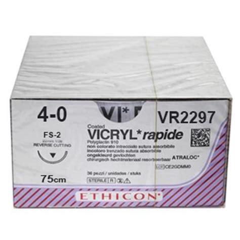 Dentalair Hechtdraad Vicryl Rapide 4 0 75cm Fs 2 Snijdend Vr2297 X36st