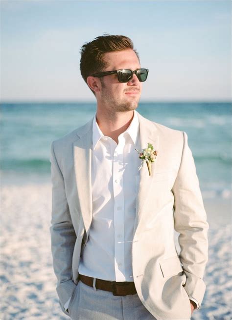 7 Outfit Options For The Groom Wedding Suits Groom Beach Wedding