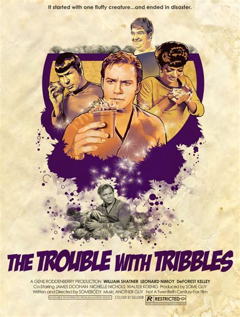 Star Trek Tos The Trouble With Tribbles Star Trek Posters Star Trek